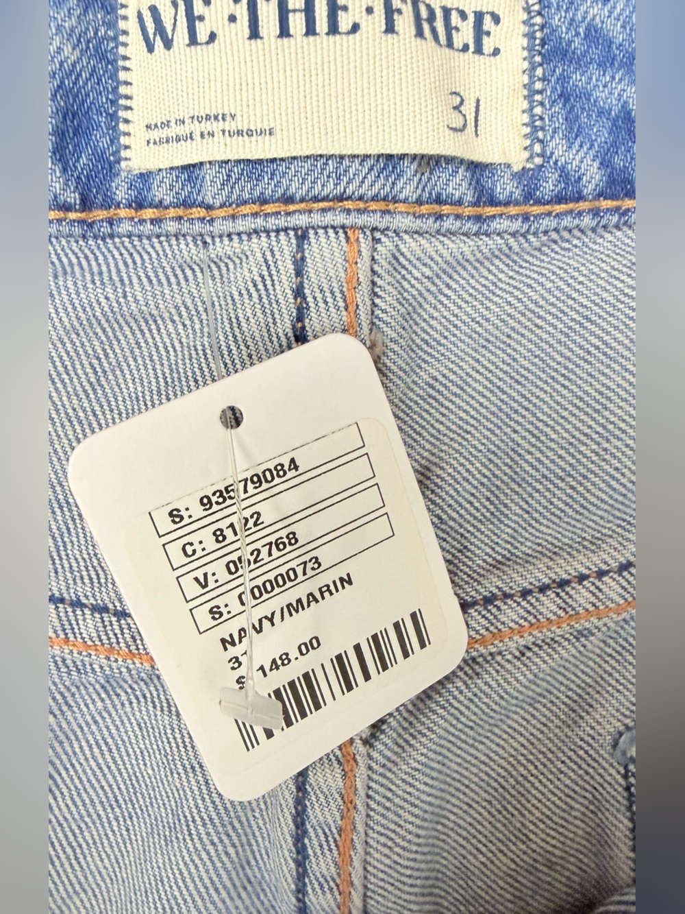 We The Free Women's Eden High Slouchy Wide Leg Jeans in Homefree Size 31 NWT - Picture 9 of 13